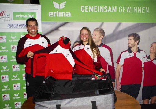 Begeisterung bei Paralympic Team Austria Einkleidung!