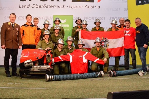 ERIMA rüstet österreichisches Team  bei Int. Feuerwehr-Wettbewerb aus