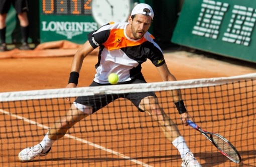 Tennis: Jürgen Melzer überrascht in ERIMA bei den French Open in Paris