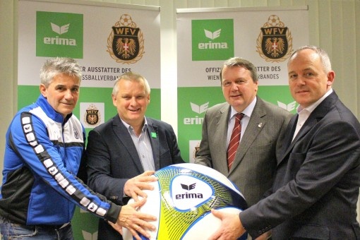 Neuer Vertrag: Wiener Fußball-Verband setzt ab sofort auf Produkte von ERIMA
