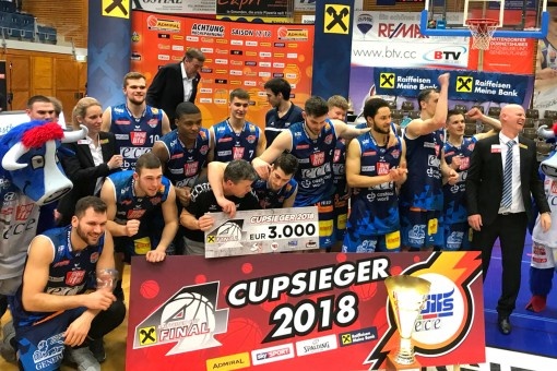 ERIMA-Partner Bulls Kapfenberg setzt Basketball-Titelserie fort