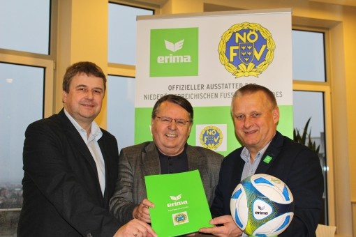 ERIMA baut Fußball-Engagement durch Vertrag mit dem NÖ. Fußballverband aus