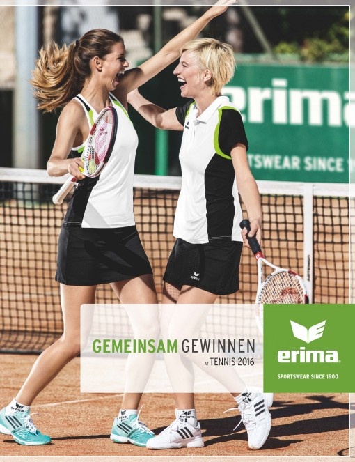 ERIMA Tennisflyer mit den Neuheiten 2016 erscheint noch vor Weihnachten!  